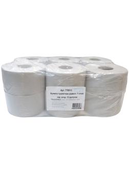 Бумага туалетная д/дисп 1сл сер втор 200ф 12рул/уп 0024А