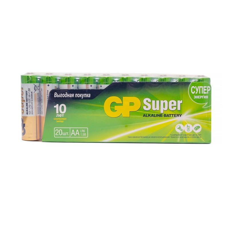 Батарейка GP АА 15A-2CRVS20, 20шт/уп
