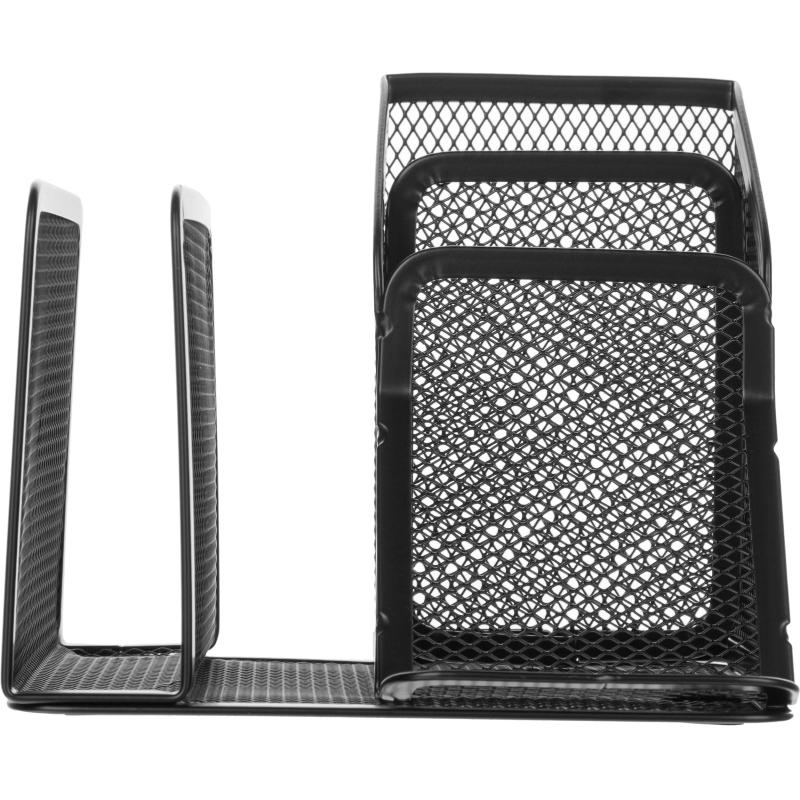 Подставка Attache 4х секц. для ручек,писем,мет.сетка,145х130х128мм чёрная