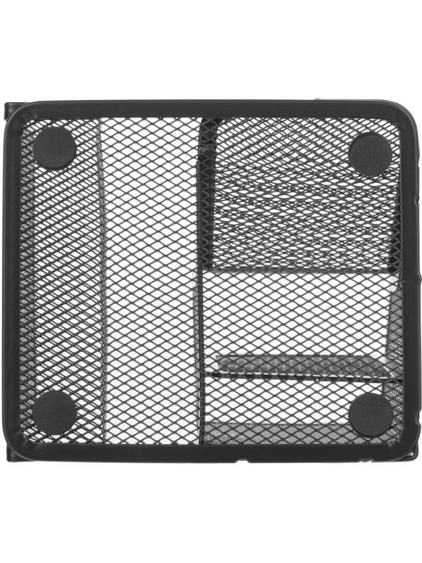 Подставка Attache 4х секц. для ручек,писем,мет.сетка,145х130х128мм чёрная