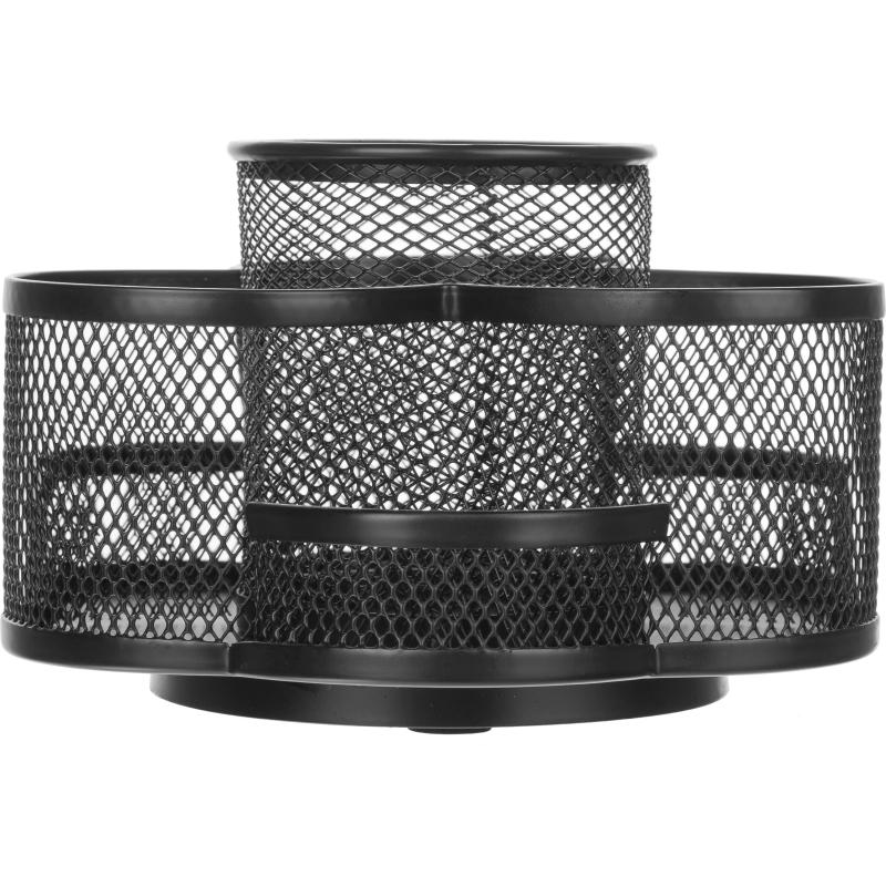 Подставка-органайзер Attache 7 секций черный LD01-188-25 металл.сетка