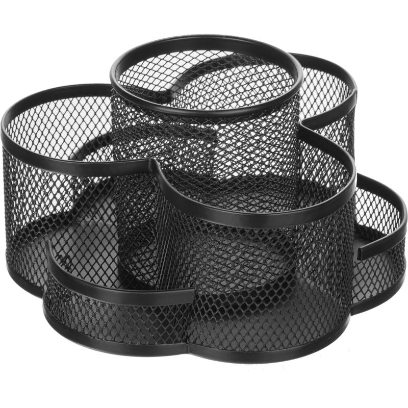 Подставка-органайзер Attache 7 секций черный LD01-188-25 металл.сетка