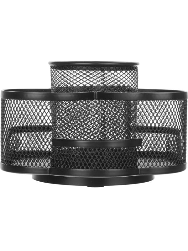 Подставка-органайзер Attache 7 секций черный LD01-188-25 металл.сетка