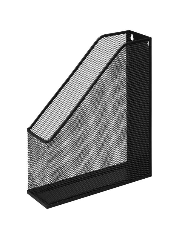 Вертикальный накопитель Attache для бумаг металл сетка, ширина 72мм чёрный