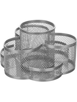 Подставка-органайзер Attache 7 секций серебро LD01-188-25, металл.сетка