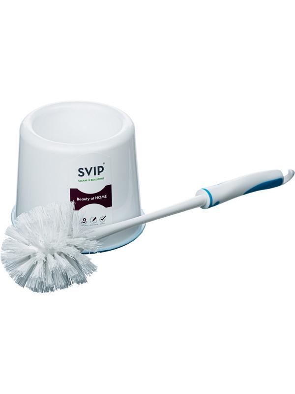 Ершик для унитаза Софтэль / WC Ballet белый/бирюзо