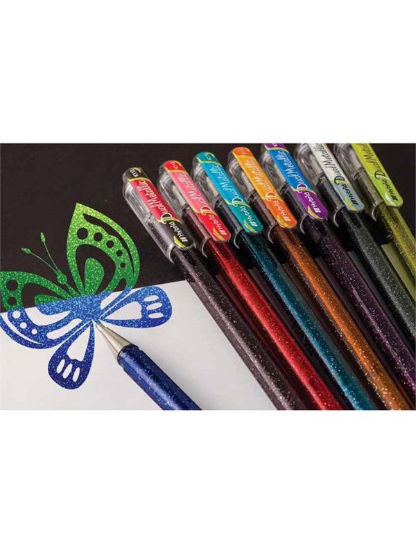 Ручка гелевая Pentel Hibrid Dual Metallic 1мм хамелеон розов+розов K110-DPX