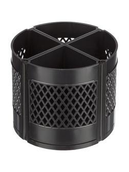 Подставка-органайзер д/канц.мелочей Attache Квартет 8отд-й вращающаяся черн