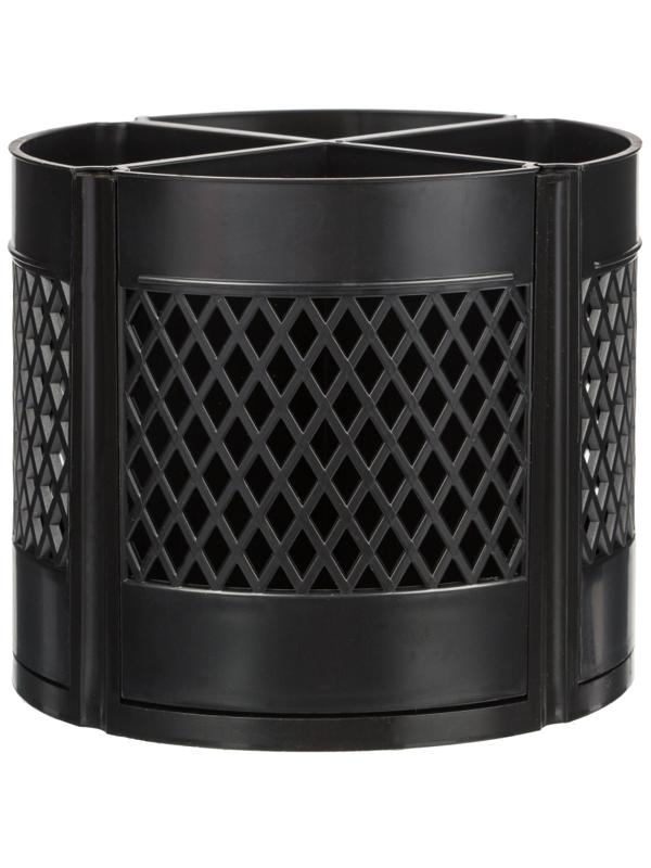 Подставка-органайзер д/канц.мелочей Attache Квартет 8отд-й вращающаяся черн