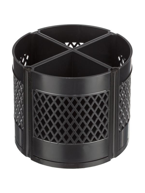 Подставка-органайзер д/канц.мелочей Attache Квартет 8отд-й вращающаяся черн