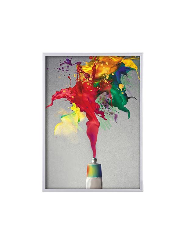 Ценникодержатель алюминиевый, ширина профиля 25 мм ALUSNA