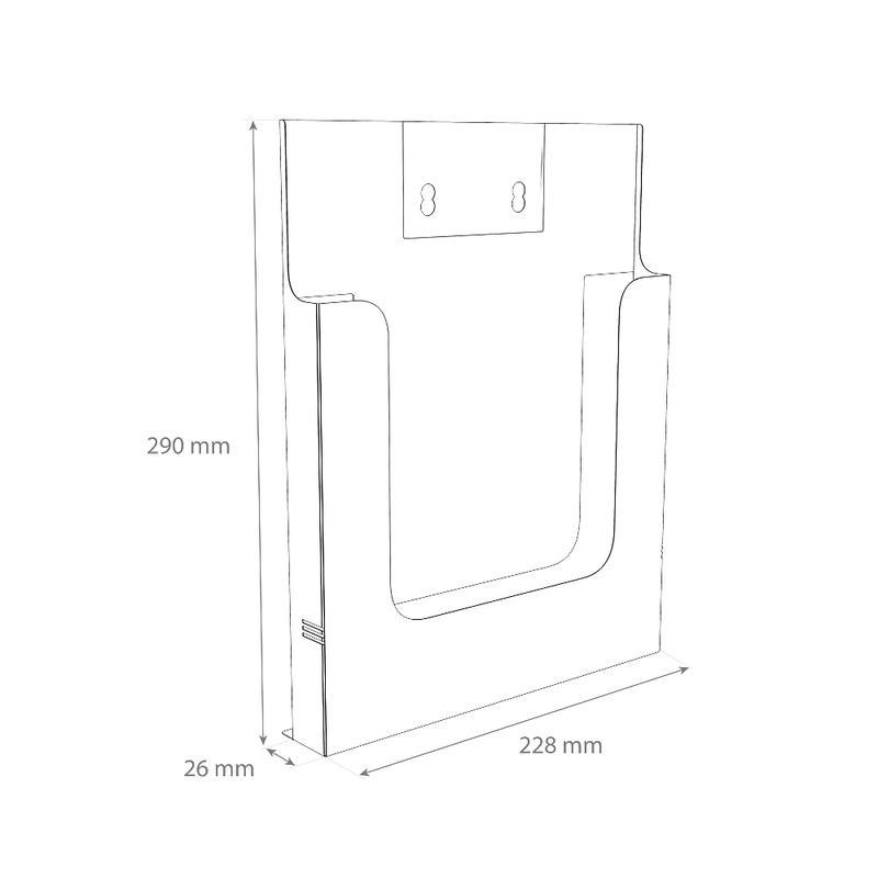 Ценникодержатель универсальный, карман DISP A - А4