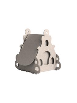 Набор для творчества сборный картонный домик для раскраш.,Пион,30010-501