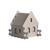 Набор для творчества сборный картон. домик для раскраш.,Каменный,30010-507