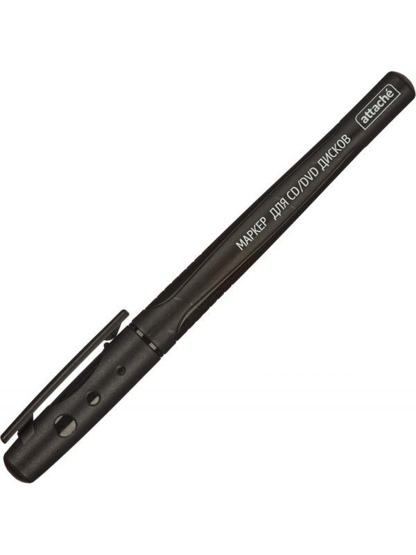 Маркер для CD ATTACHE черный, 0,5 мм