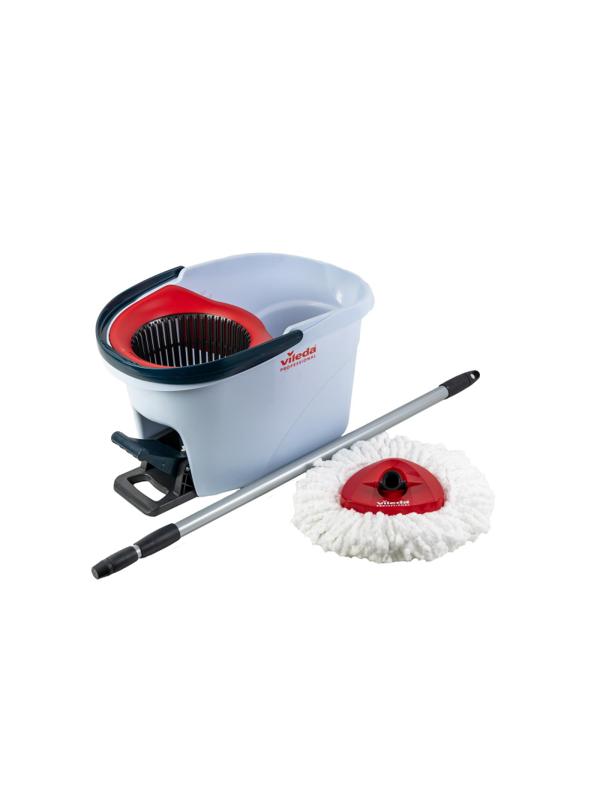 Комплект для уборки Vileda УльтраСпин Мини 158011 красный стелескоп.ручкой