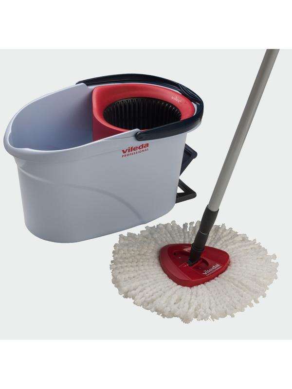 Комплект для уборки Vileda УльтраСпин Мини 158011 красный стелескоп.ручкой