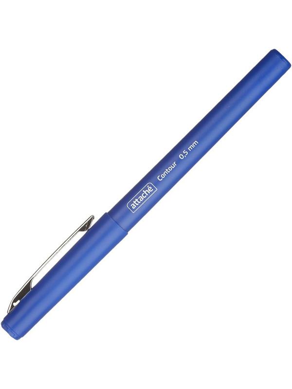 Линер Attache металл.клип 0,5мм синий