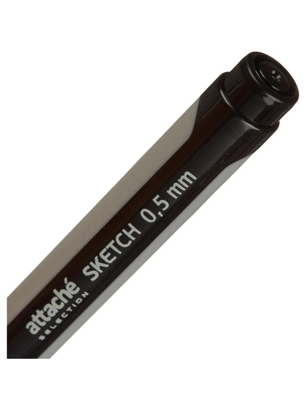 Линер Attache Selection корпус soft touch 0,5мм черный