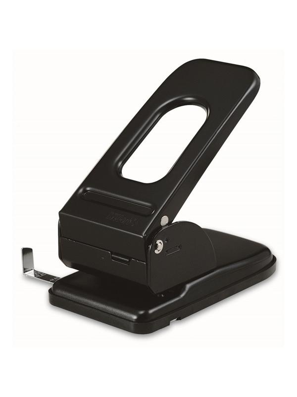 Дырокол Kw-Trio Heavy Duty 967 макс.70лист. металл черный отв.:2 с линейкой