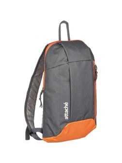 Рюкзак спортивный Attache серый-оранжевый