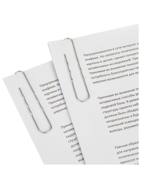 Скрепки Attache оцинкованные, 75 мм, гофрированные, 40 шт/уп