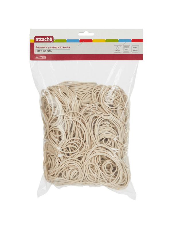 Резинка универсальная 500г диам.60мм. белый