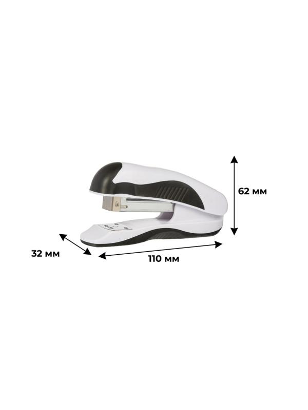 Степлер Attache Master до 20 листов,№24/6, 26/6 белый/черный