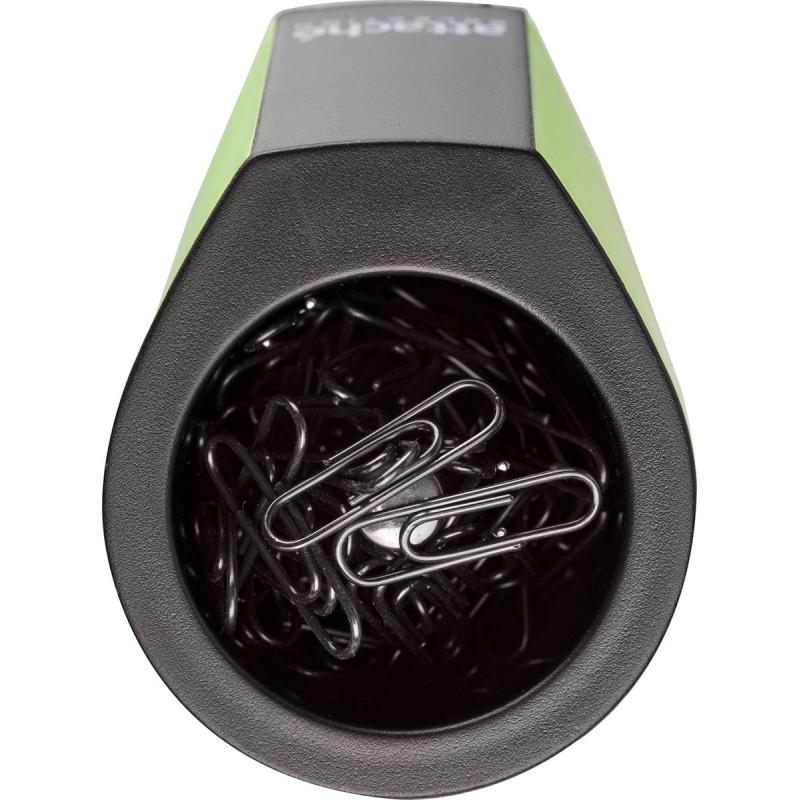 Скрепочница магнитная Attache Selection, цвет черный/зеленый