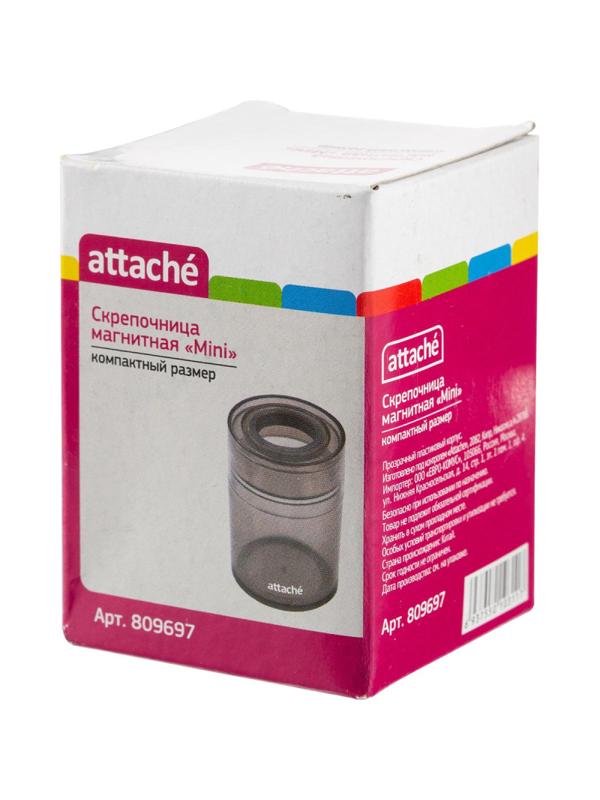 Скрепочница магнитная Attache, цвет графит