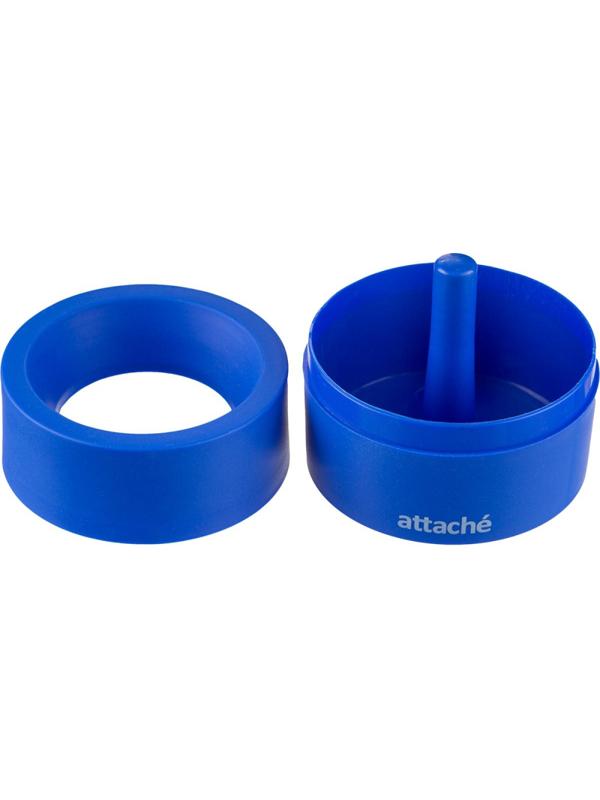 Скрепочница магнитная Attache, груглая, цвет синий