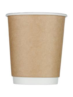 Стакан одноразовый бум двухслойный d-80мм 250мл коричневый (25шт/уп)