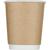 Стакан одноразовый бум двухслойный d-80мм 250мл коричневый (25шт/уп)