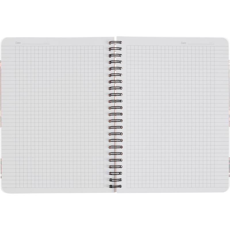 Тетрадь общая №1 School Лиса 96л., пластиковая обл., запечат.лист, пружина