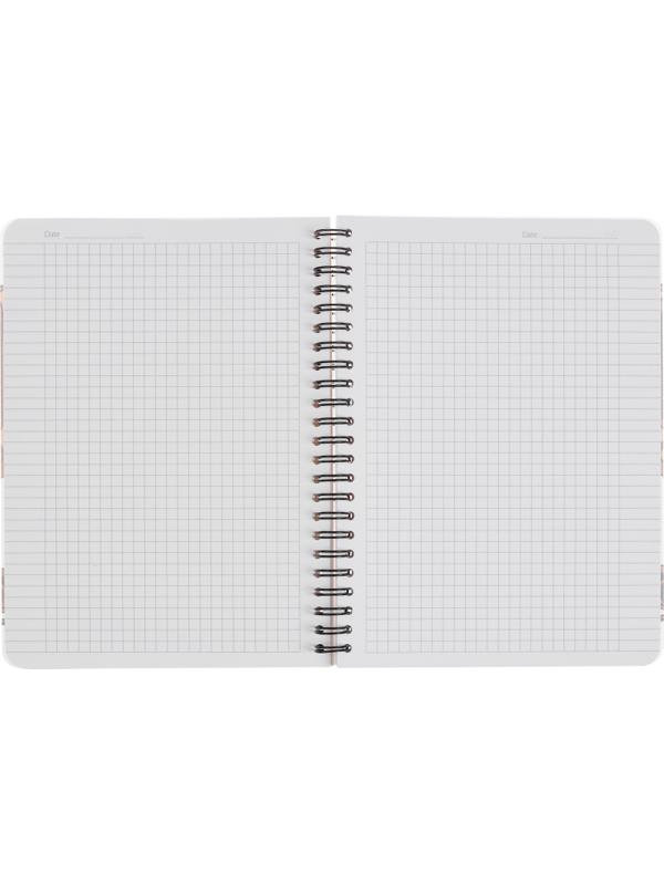 Тетрадь общая №1 School Лиса 96л., пластиковая обл., запечат.лист, пружина