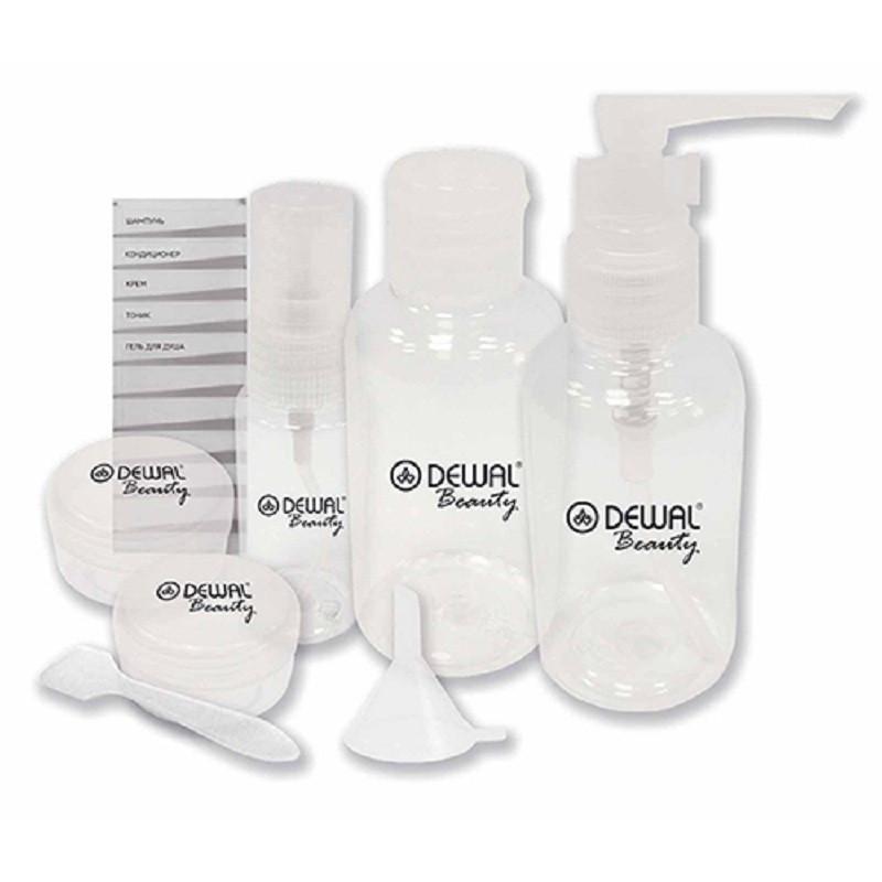 Набор дорожный баночек для путешествий Dewal Beauty, 7пр.DBTS5D