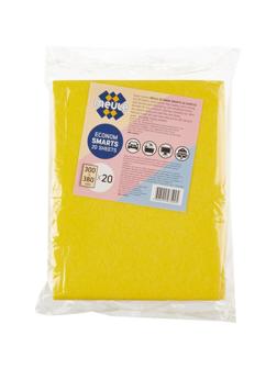Салфетки хозяйственные MEULE ECONOM SMARTS вискоза 38x30см 20 шт/уп