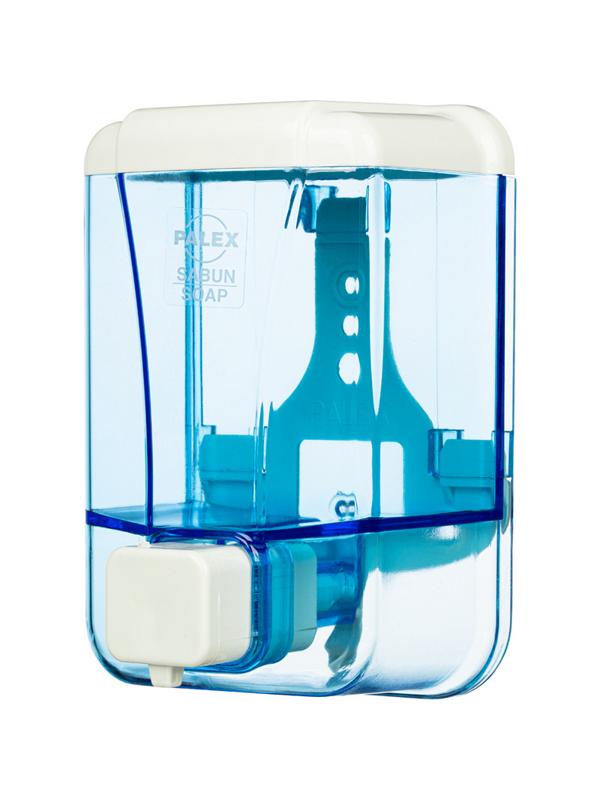 Дозатор для жидкого мыла Palex 3420-1 пластик голубой 500 мл