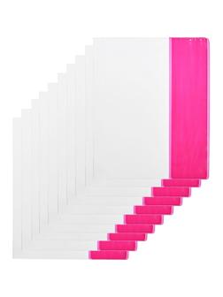 Набор обложек №1 School,д/дневн,тетр,цв.клап,212х350,ПВХ,110мкм, 10 шт/уп