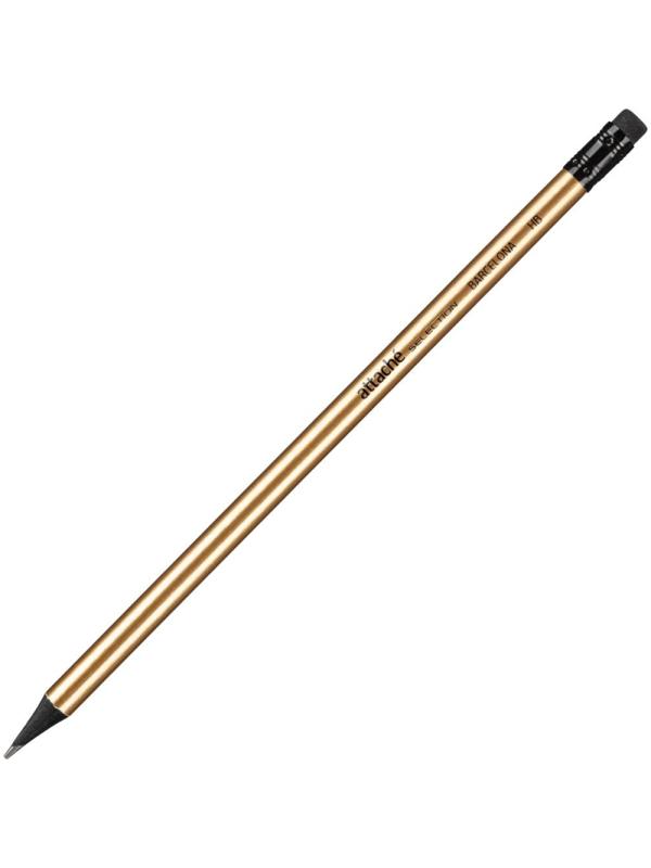 Карандаш чернографитный Attache Selection Barсelona, HB,с ласт