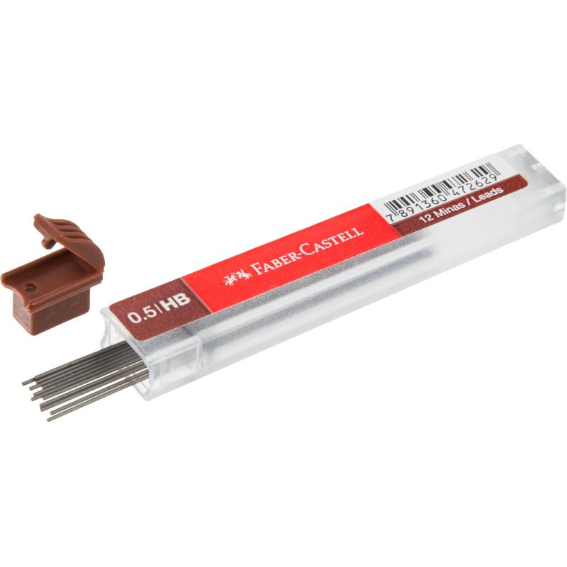 Стержень микрографический 0,5 Faber-Castell POLYMER (12 грифелей),521500