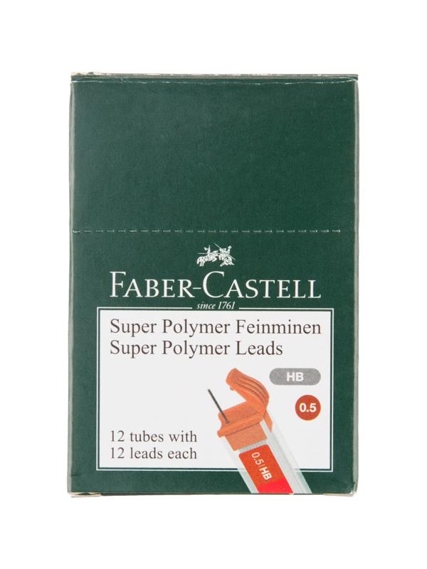 Стержень микрографический 0,5 Faber-Castell POLYMER (12 грифелей),521500