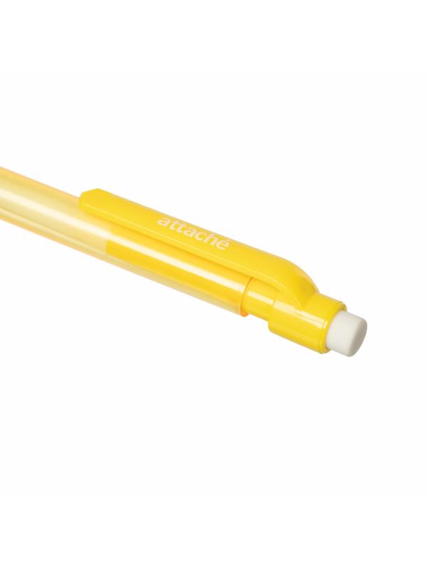 Карандаш механический Attache Economy, 0,7мм желтый