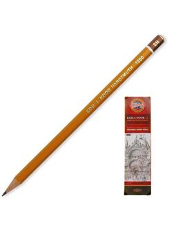 Карандаш чернографитный KOH-I-NOOR 1500/2H б/ласт, Чехия