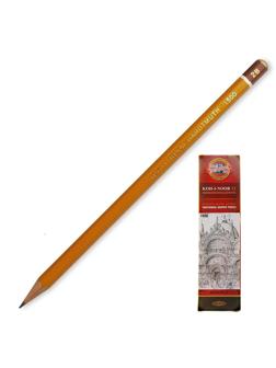 Карандаш чернографитный KOH-I-NOOR 1500/2B б/ласт, Чехия