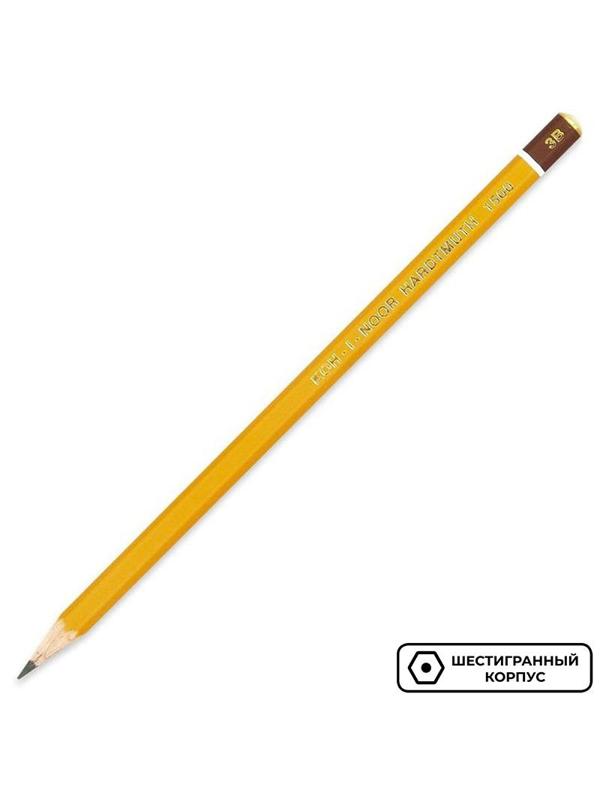 Карандаш чернографитный KOH-I-NOOR 1500/3B б/ласт, Чехия