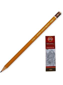 Карандаш чернографитный KOH-I-NOOR 1500/H б/ласт, Чехия