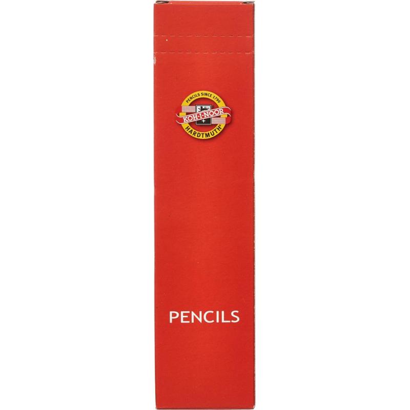Карандаш чернографитный KOH-I-NOOR 1372 ORIENTAL HB с ластиком Чехия