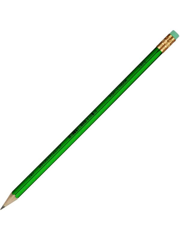 Карандаш чернографитный KOH-I-NOOR 1372 ORIENTAL HB с ластиком Чехия