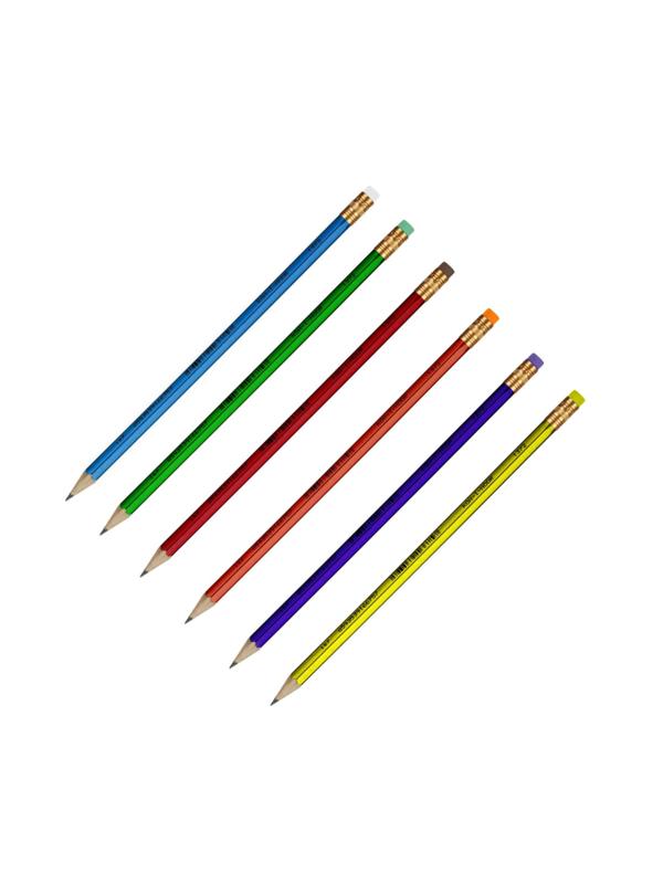 Карандаш чернографитный KOH-I-NOOR 1372 ORIENTAL HB с ластиком Чехия